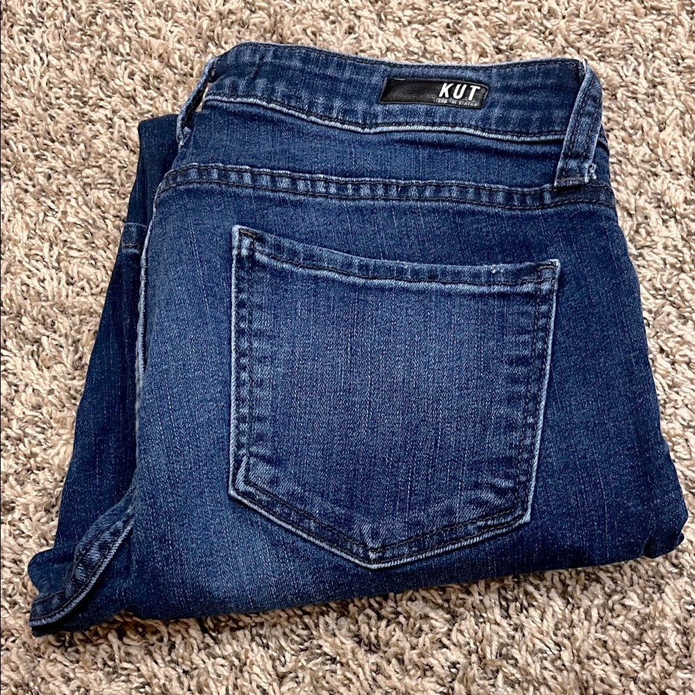 Kut from the Kloth Women's Boyfriend Jeans - Dark Blue